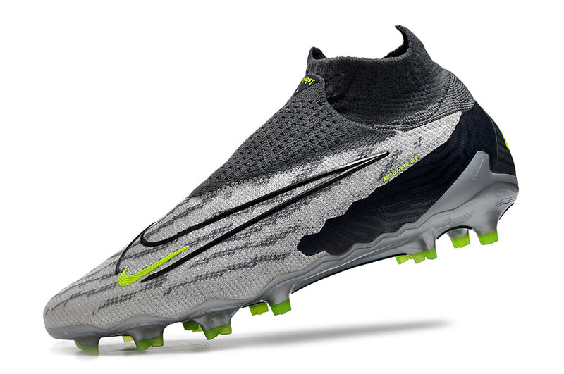 Chuteira Campo Nike Phantom GX DF Elite FG Cinza