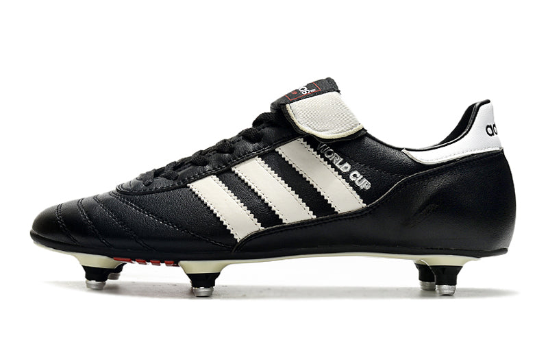 Adidas Copa Mundial Team Aluminum Tip Black and White Field Football Boots 