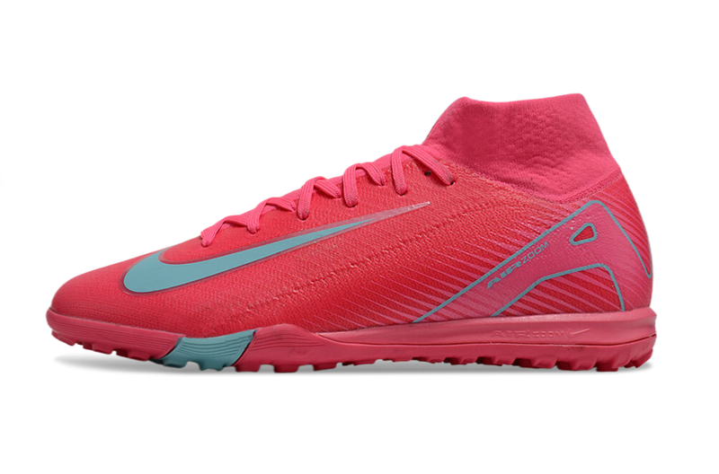 Chuteira Society Nike Air Zoom Mercurial Superfly 10 Elite TF Rosa