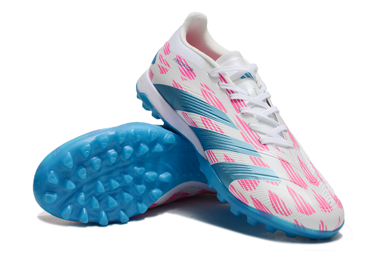 Adidas Predator Elite TF White, Pink and Blue "Re-Emergence Pack" Society Boots 