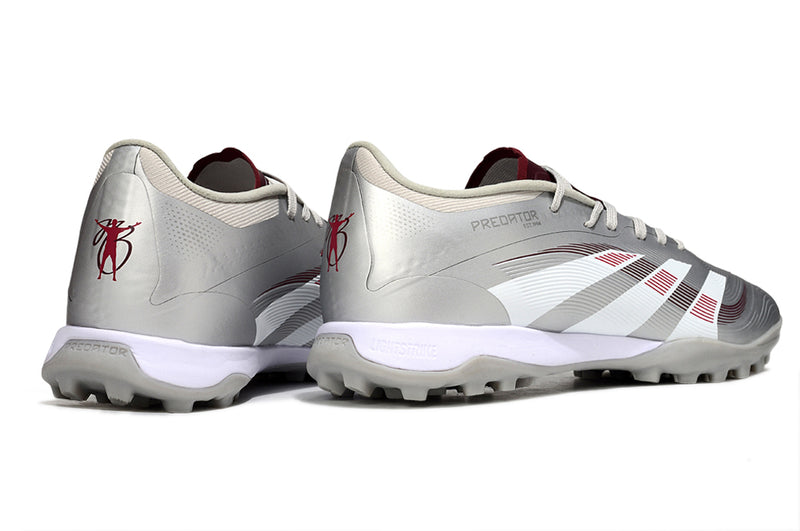 Chuteira Society Adidas Predator Elite TF Prata "Bellingham"