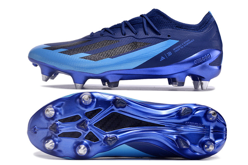 Bota de futbol Adidas X Crazyfast.1 Aluminum Toe Blau "Bugatti".