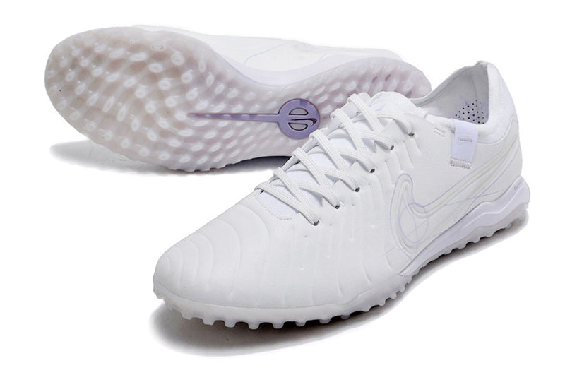 Bota de futbol Nike Tiempo Legend 10 Pro TF Blanca "Whiteout Special".