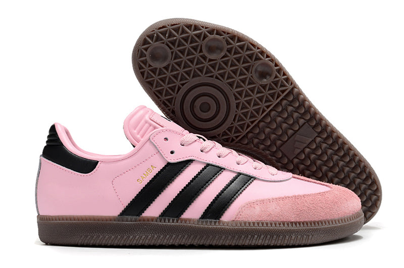 Chuteira Futsal Adidas Lionel Messi x Samba IC Rosa e Preto