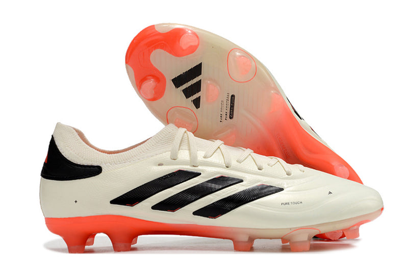 Adidas Copa Pure II + FG Beige, Orange and Black "Solar Energy" Field Boots 