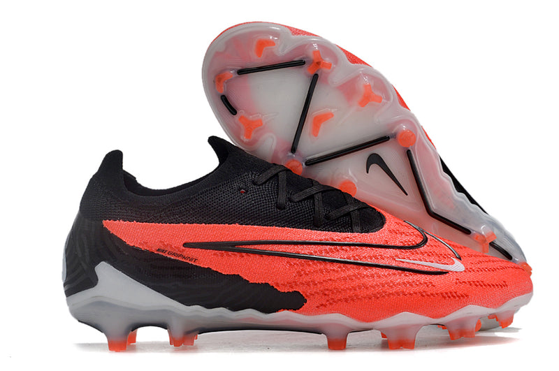 Chuteira Campo Nike Phantom GX Elite FG Preta e Vermelha "Ready Pack"