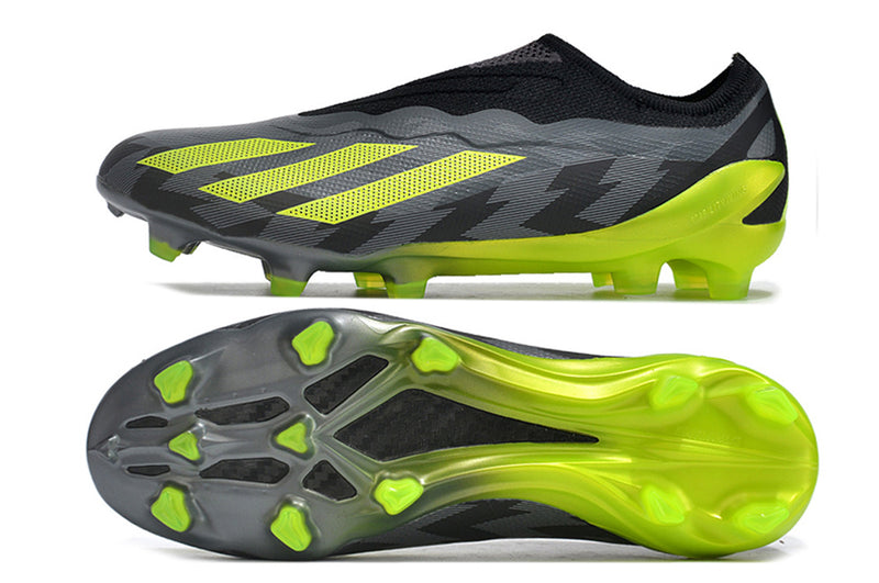 Chuteira Campo Adidas CrazyFast.1 LL FG Preta e Verde "Crazycharged Pack"