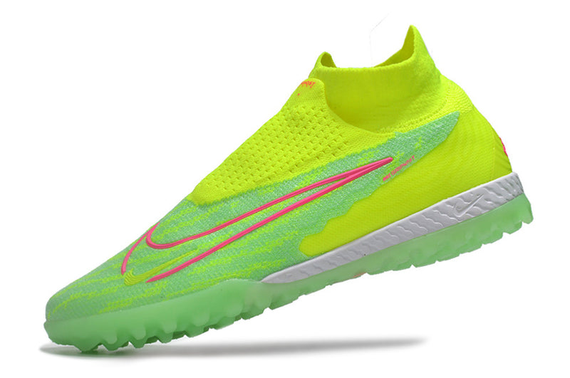 Chuteira Society Nike Phantom GX DF Elite TF Verde