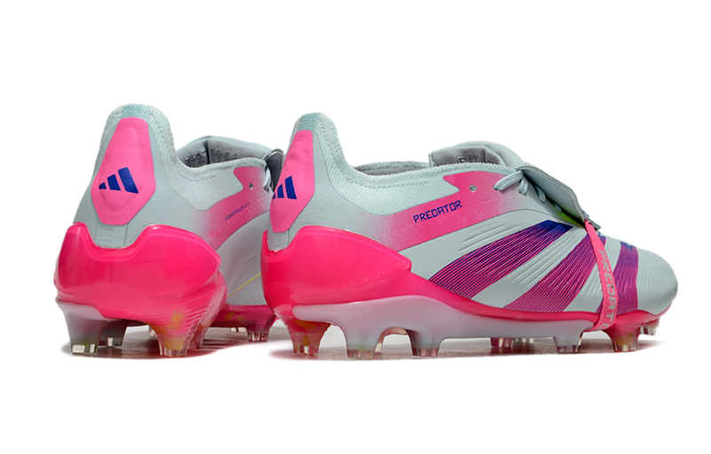 Chuteira Campo Adidas Predator FT 30 Elite FG Branca e Rosa "Stellar Icon Pack"