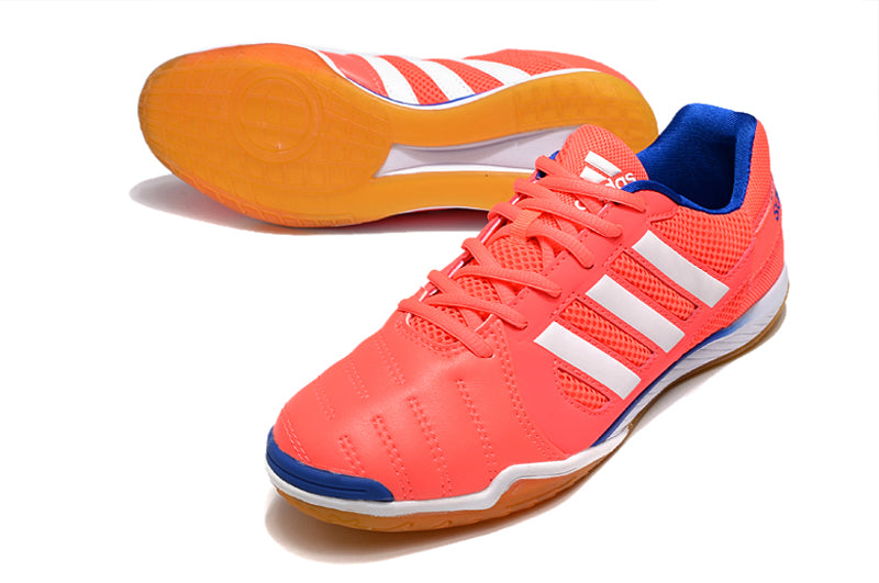 Adquira Chuteira Futsal Adidas Top Sala IC com Frete Grátis e 2 Brindes (Meia Antiderrapante + Bolsa) na Farda de Boleiro!