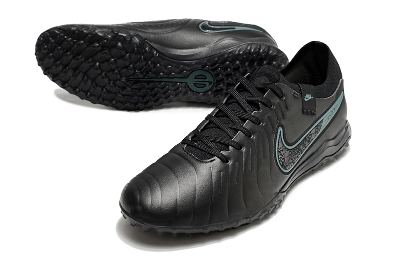 Chuteira Society Nike Tiempo Legend 10 Pro TF Preto "Shadow Pack"