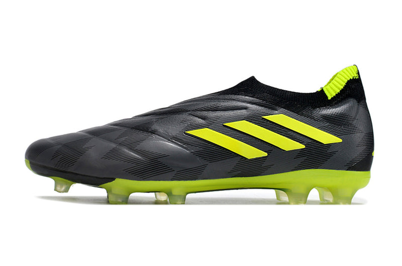 Adidas Copa Pure+ FG Black and Green "Crazycharged Pack" Field Boots