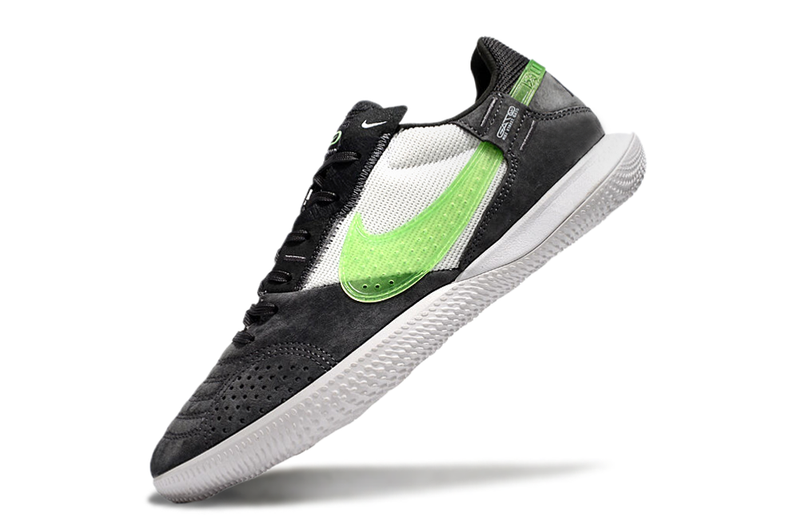 Chuteira Futsal Nike StreetGato IC Cinza e Verde