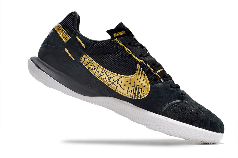 Nike StreetGato IC Futsal Boot Black and Gold