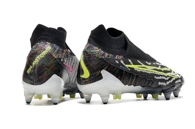 Nike Phantom GX DF Elite Aluminum Spike Black and Green "Link Pack" Field Football Boot