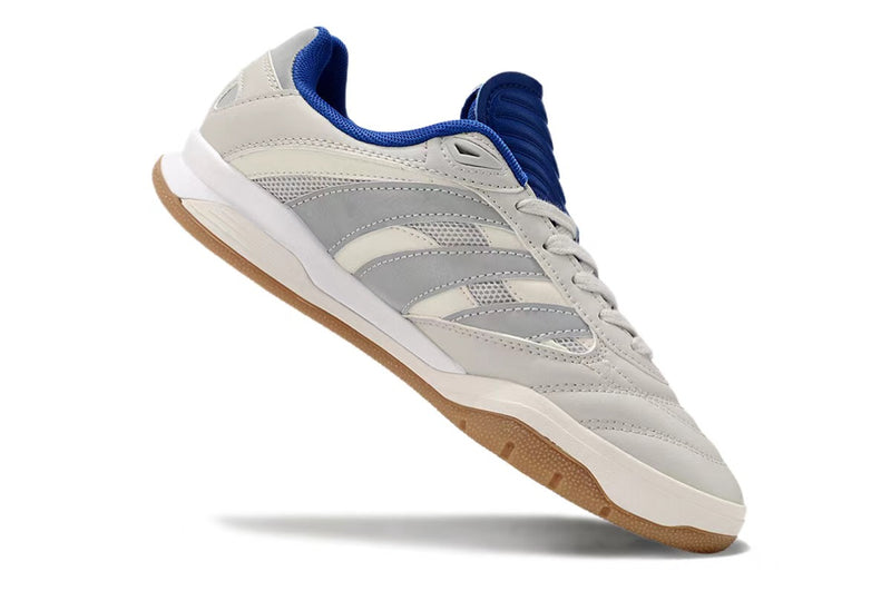 Chuteira Futsal Adidas Copa Mundial IC Bege, Azul e Cinza