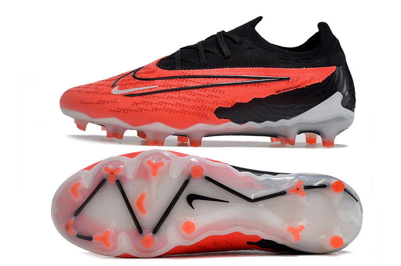 Chuteira Campo Nike Phantom GX Elite FG Preta e Vermelha "Ready Pack"