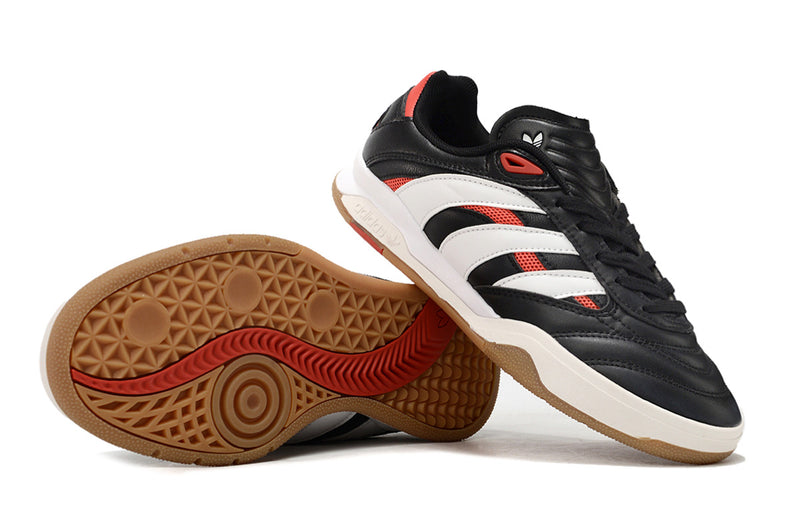 Chuteira Futsal Adidas Copa Mundial IC Preta, Branca e Vermelha