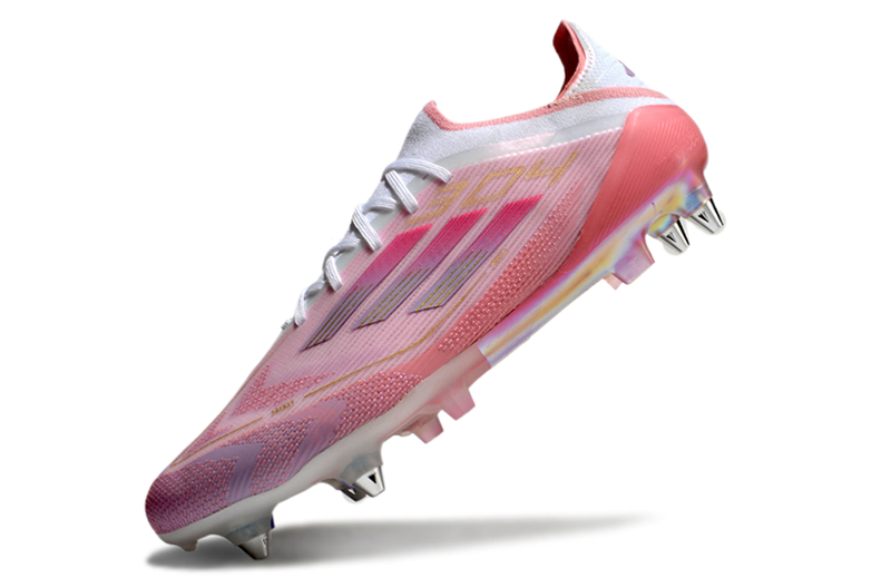 Chuteira Campo Adidas F50 Ponta de Aluminio Rosa "LY304"