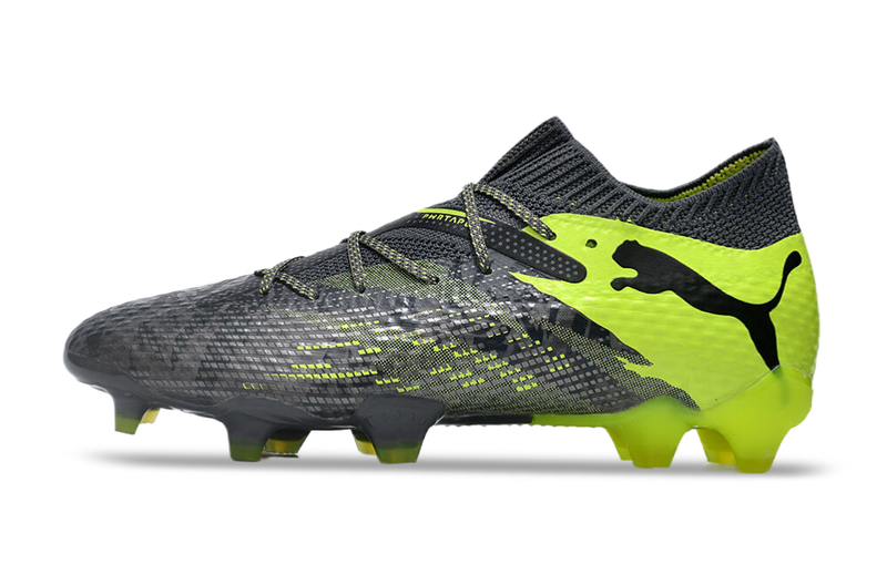 Bota de futbol Puma Future 7 FG gris i verd "Rush Pack"