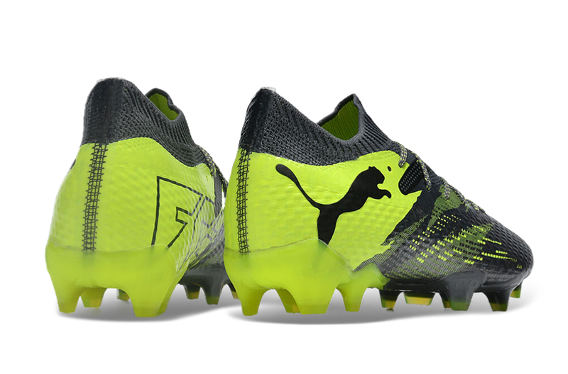 Puma Future 7 FG Grey and Green "Rush Pack" Field Football Boots