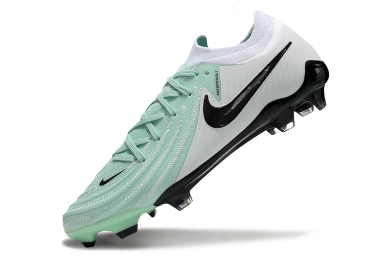 Chuteira Campo Nike Phantom GX 2 Elite FG Branca e Verde