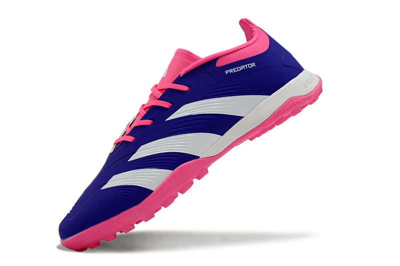 Botes de futbol Adidas Predator Elite TF blau i rosa 