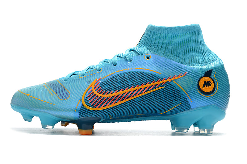 Velocidade é com Nike Mercurial Superfly 8 Elite FG Azul "Blueprint Pack" Nike na Farda de Boleiro, Garanta a qualidade de Jogadores Profissionais Elite