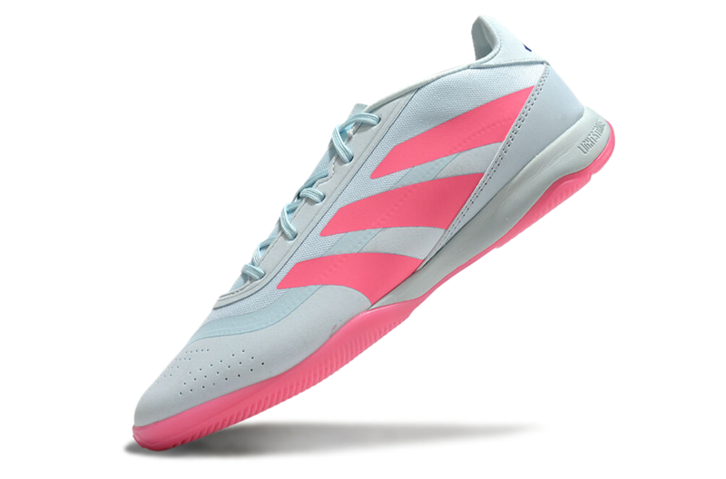 Chuteira Futsal Adidas Predator 24 Elite IC Azul e Rosa