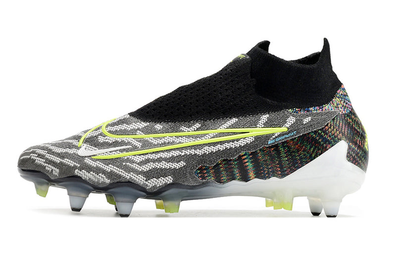 Nike Phantom GX DF Elite Aluminum Spike Black and Green "Link Pack" Field Football Boot