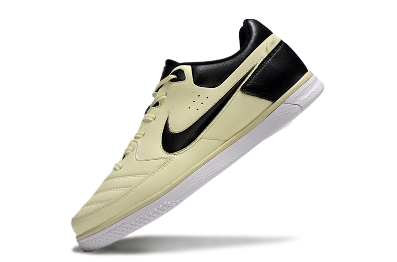 Chuteira Futsal Nike 5 StreetGato IC Bege e Preta