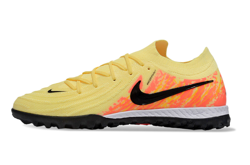 Chuteira Society Nike Phantom GX 2 Elite TF Amarela e Laranja