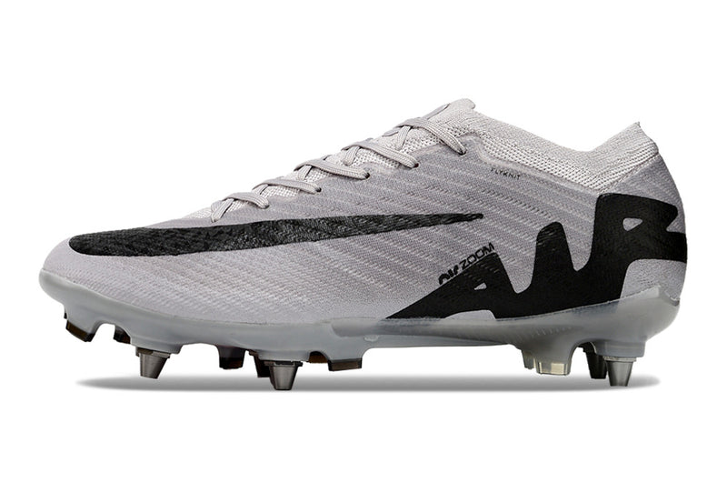 Bota de futbol Nike Air Zoom Mercurial Vapor 15 Elite Multi-Lock Silver i Negre "Rising Gem Pack"