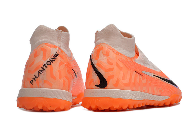 Chuteira Society Nike Phantom GX DF Elite TF Laranja "United Pack"