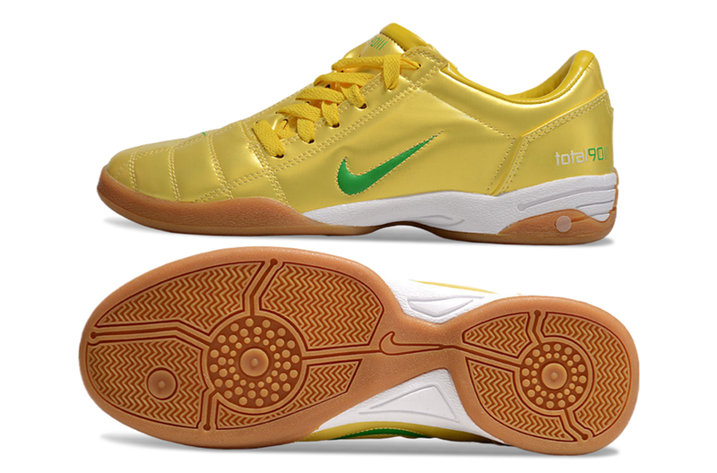 Chuteira Futsal Nike Total 90 IC Dourada