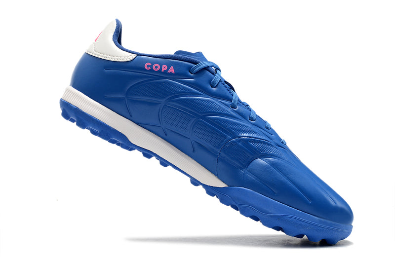 Botes de futbol Societat Adidas Copa Pure.1 TF Blau i Blanc "Marinerush Pack"