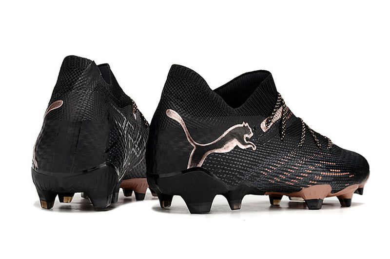 Botes de futbol Puma Future 7 FG negre i bronze 