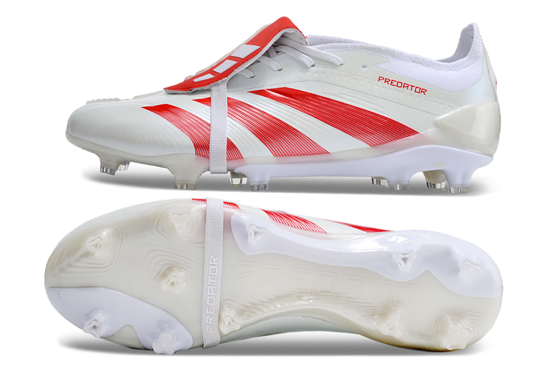 Botes de futbol Adidas Predator FT 30 Elite FG en blanc i vermell