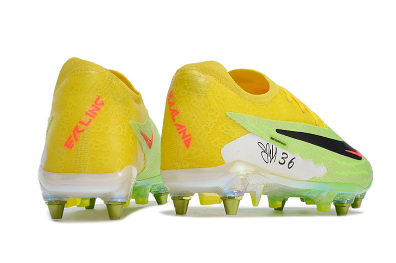 Nike Phantom GX Elite Haaland Yellow and Green Mixed Cleat