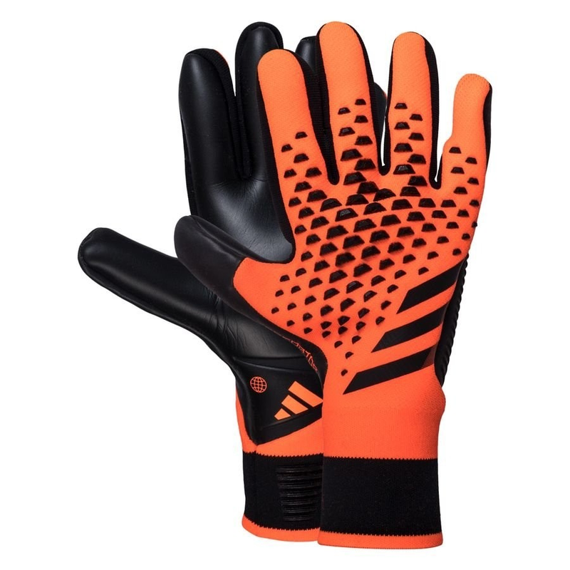 Adidas Predator Accuracy Goalkeeper Gloves Black and Orange