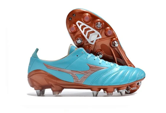 Mizuno Morelia Neo 3 Mixed Cleat Blue "Azure Blue Pack" Field Football Boots