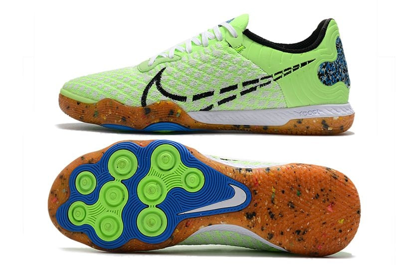 Tenha muito mais CONTROLE com a Nike React Gato Verde De Futsal na Farda de Boleiro, Garanta a qualidade e FRETE GRÁTIS!