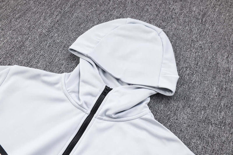 Conjunto de Moletom Nike Sportswear Tech Fleece Cinza - Farda de Boleiro