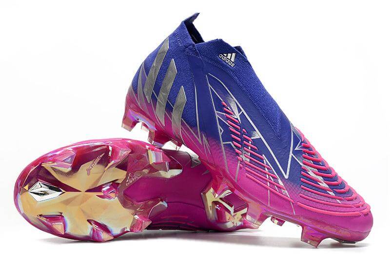 A nova Chuteira da Adidas de Campo Predator Edge+ FG Roxo e Rosa "Champions Code Pack" na Farda de Boleiro, Garanta a qualidade de Jogadores Profissionais Elite