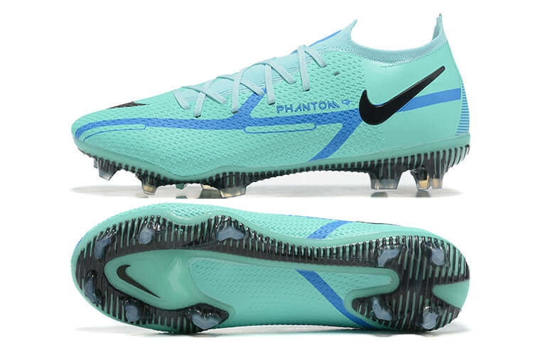 Controle é com Nike Phantom GT2 Elite FG Azul na Farda de Boleiro, Garanta a qualidade de Jogadores Profissionais Elite e FRETE GRÁTIS!