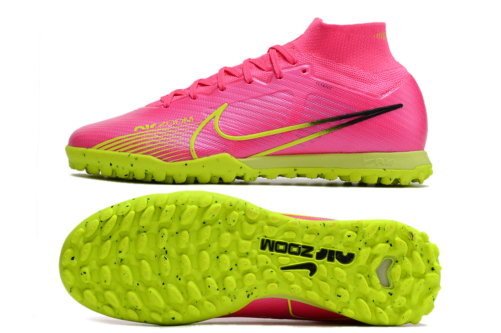 Nike superfly green and pink on sale