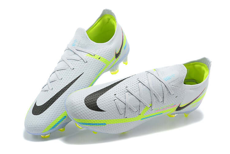 Controle é com Nike Phantom GT2 DF Elite Branca e Verde FG "Progress Pack" na Farda de Boleiro Garanta a qualidade de Jogadores Profissionais Elite e FRETE GRÁTIS!