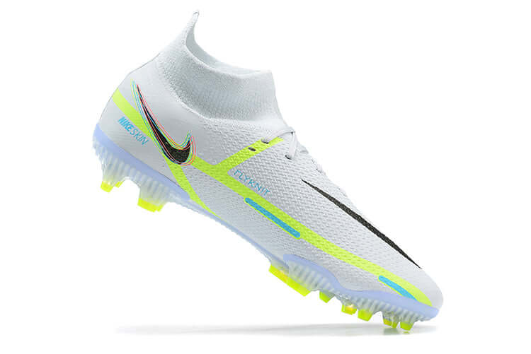 Controle é com Nike Phantom GT2 DF Elite Branca e Verde FG "Progress Pack" na Farda de Boleiro Garanta a qualidade de Jogadores Profissionais Elite e FRETE GRÁTIS!