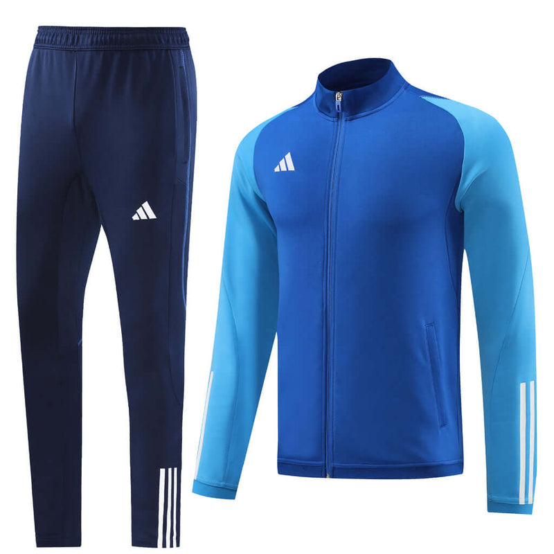 Conjunto Casual de Frio Adidas Condivo 20 Azul Claro - Farda de Boleiro