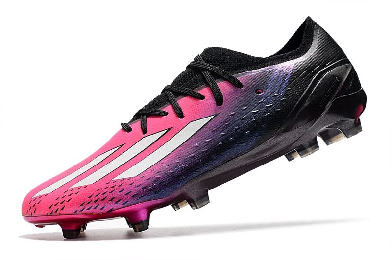 Velocidade é com Adidas X Speedportal.1 FG Rosa e Preto "Own You Football Pack" na Farda de Boleiro Garanta a qualidade de Jogadores Profissionais e Frete GRÁTIS